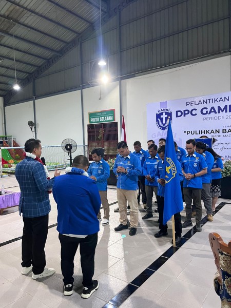 Usai Dilantik, Ketua Gabriel Sitompul Bersama Sekretaris Jonfri Gultom Siap Nahkodai DPC GAMKI Dumai