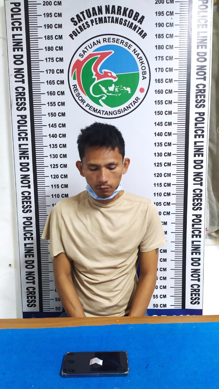 Polres Pematangsiantar Bekuk Pemakai Narkoba Di depan Penginapan 