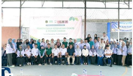 PT Musim Mas Gelar Pemeriksaan Kesehatan Gratis dan Donor Darah bagi Masyarakat Kelurahan Besar dan Titi Papan