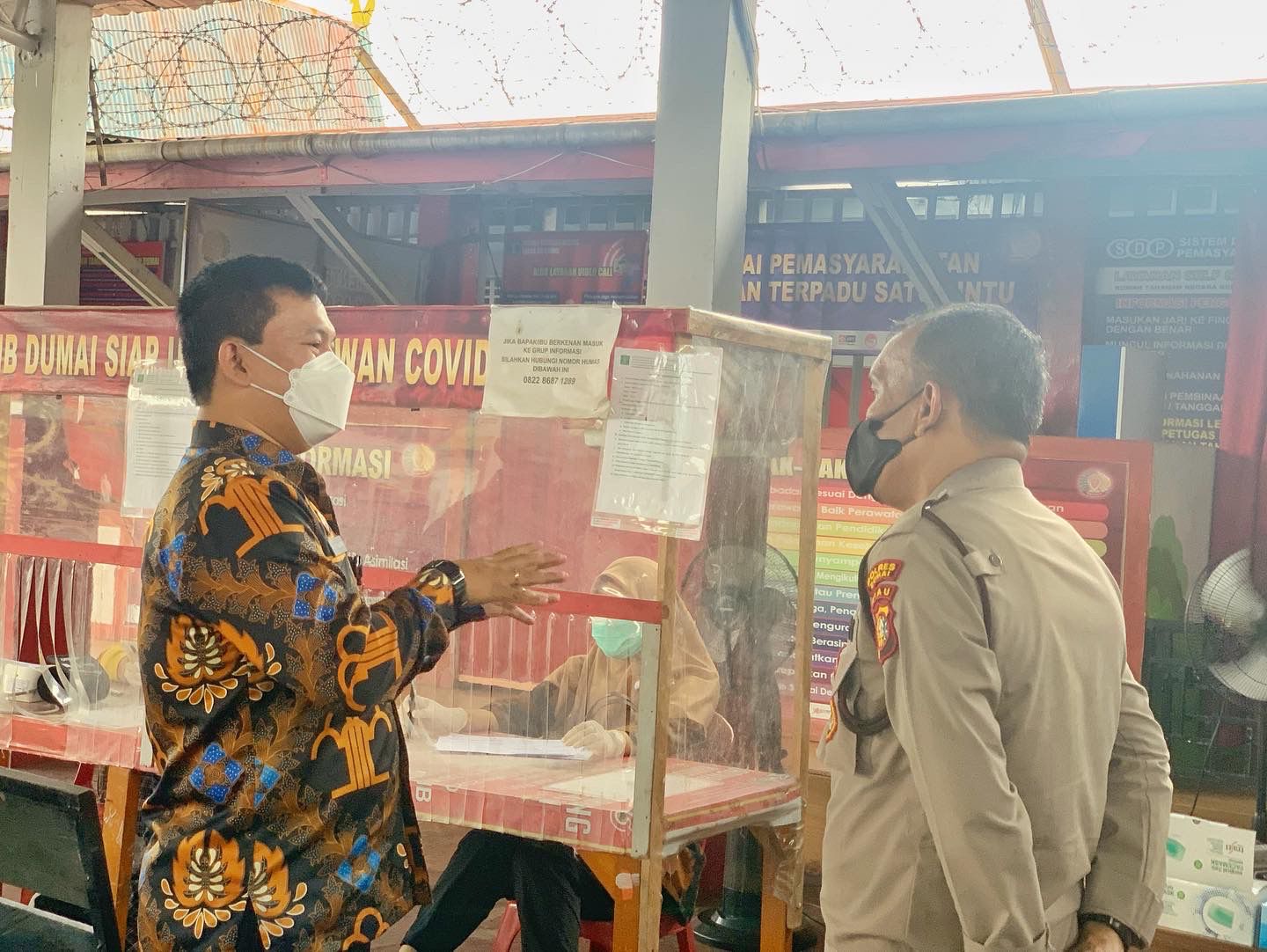 Tingkatkan Waspada Dari Penyebaran Covid-19 Rutan Dumai Vaksinasi Boster WBP