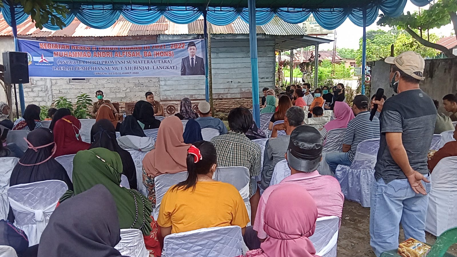 Aspirasi Masalah Ekonomi,Anggota DPRD Sumut Muhammad Andri Alfisah Reses Di Binjai