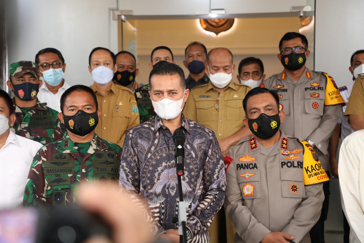 Kapoldasu, Wagubsu dan Pangdam I/BB Rapat Koordinasi Pengamanan Idul Fitri