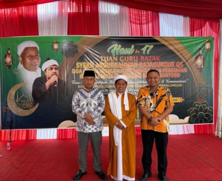 Kakanim Belawan Hadiri Haul ke-17 Tuan Guru Batak di Simalungun