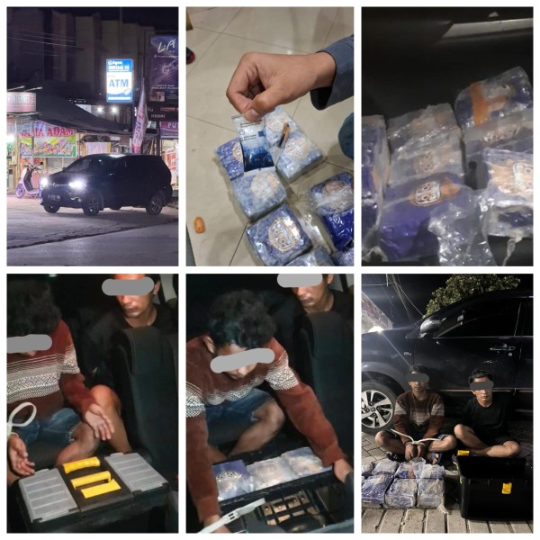 Bea Cukai Dumai Gagalkan Penyelundupan 8.000 Gram Sabu, 2 Tersangka Ditangkap