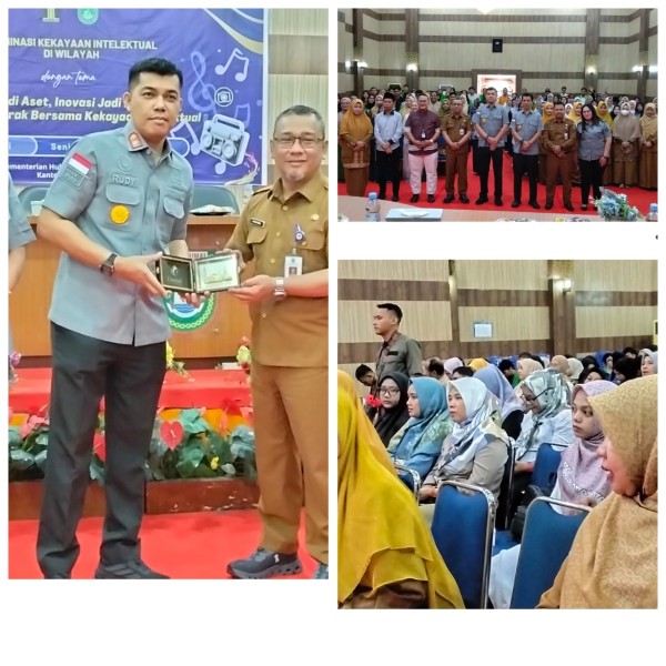 Dumai Bergerak Bersama Kekayaan Intelektual Walikota dan Kakanwil Kumham Riau Buka Diseminasi