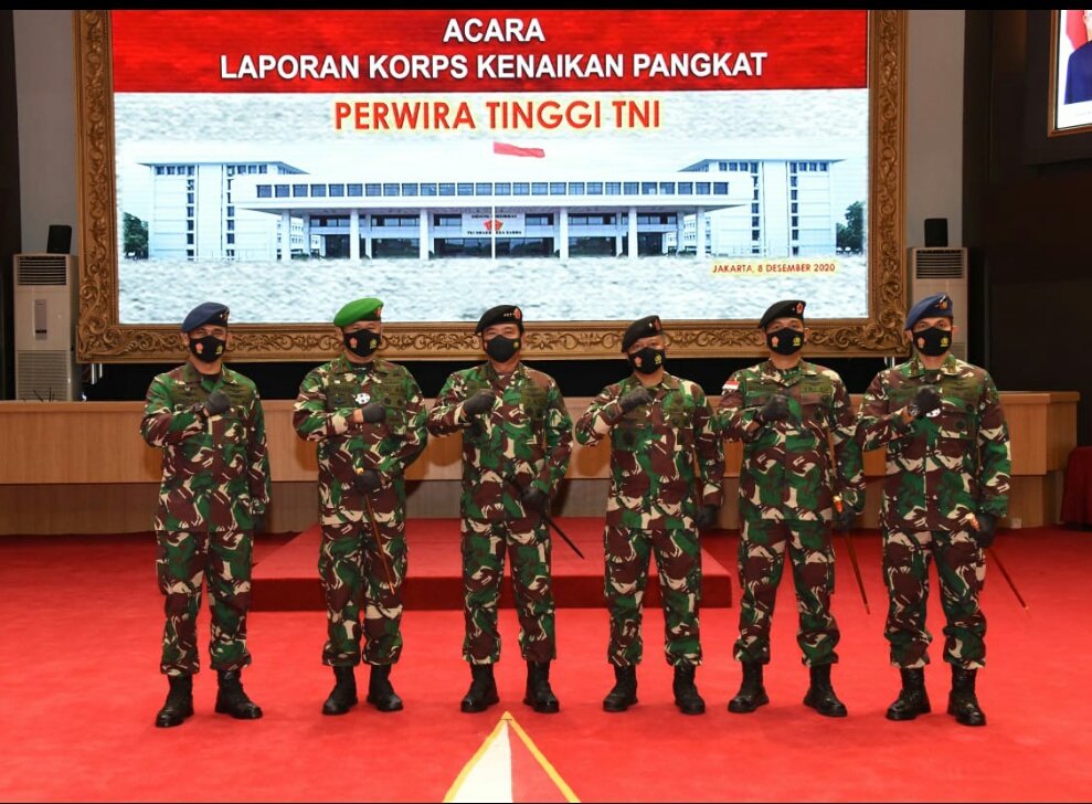Panglima TNI Terima Laporan Kenaikan Pangkat 47 Pati TNI