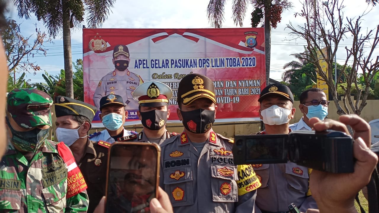 Polres Sergai Libatkan 250 Personil TNI/POLRI, Pengamanan Jelang Natal  dan Tahun  Baru 2021