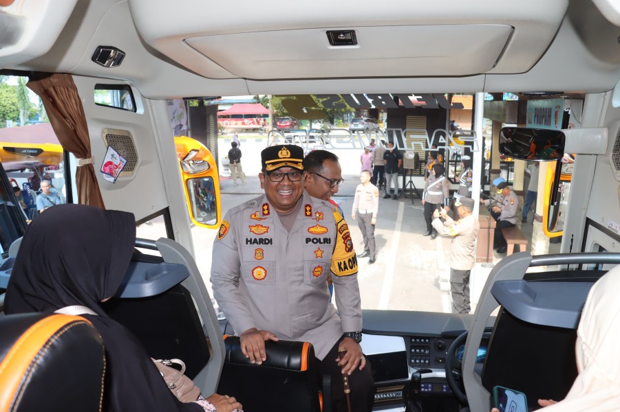 Polres Dumai Mengelar Program Mudik Asik Polres Dumai