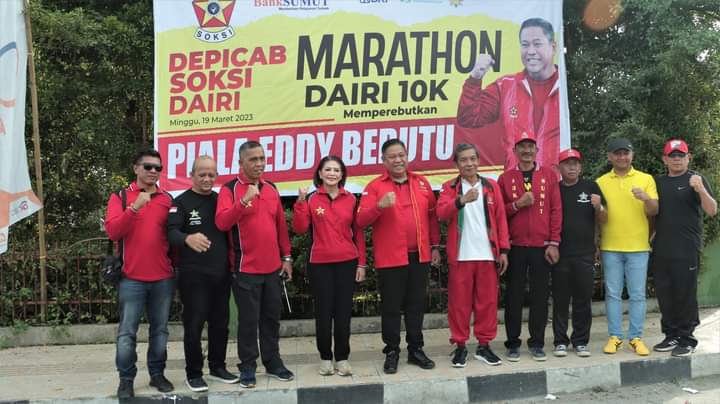 Soksi Dairi Bakal Ajukan Pemenang Lari Maraton 10 Km Ikut PON Aceh-Sumut 2023