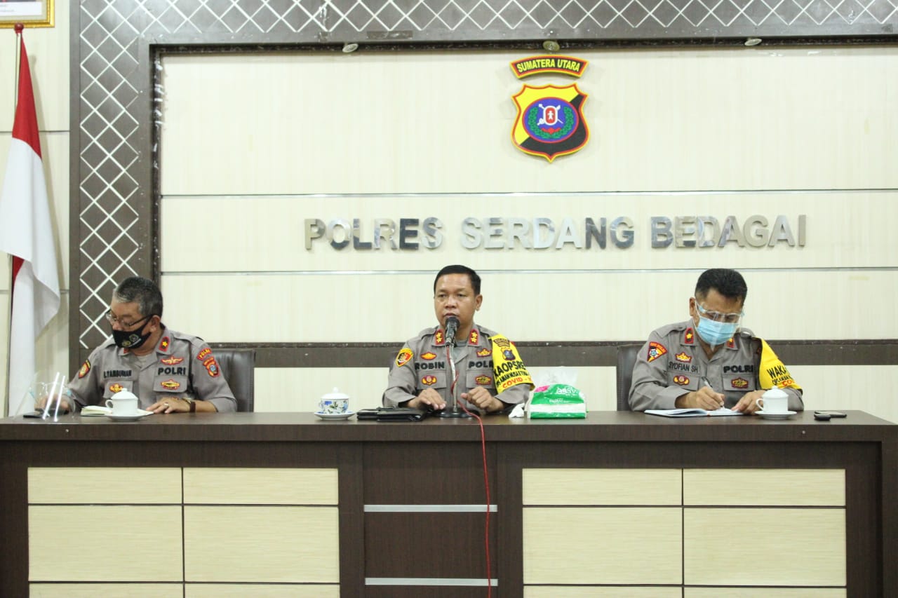 Ciptakan Pilkada Aman Kondusif,   Kapolres Sergai: TNI/POLRI  Akan Galakan Sosialisasi Inpres no 6 t