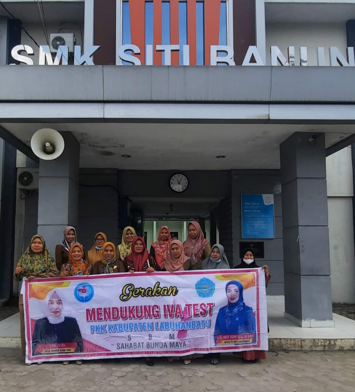 SBM Labuhanbatu melaksanakan Sosialisasi IVA Test di SMK.Siti Banun