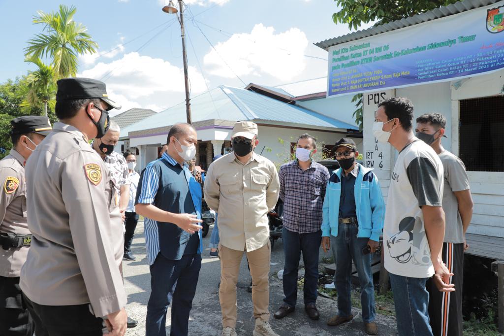 Kapolda Riau Tinjau Pelaksanaan PPKM Mikro di Dua Kelurahan Kota Pekanbaru