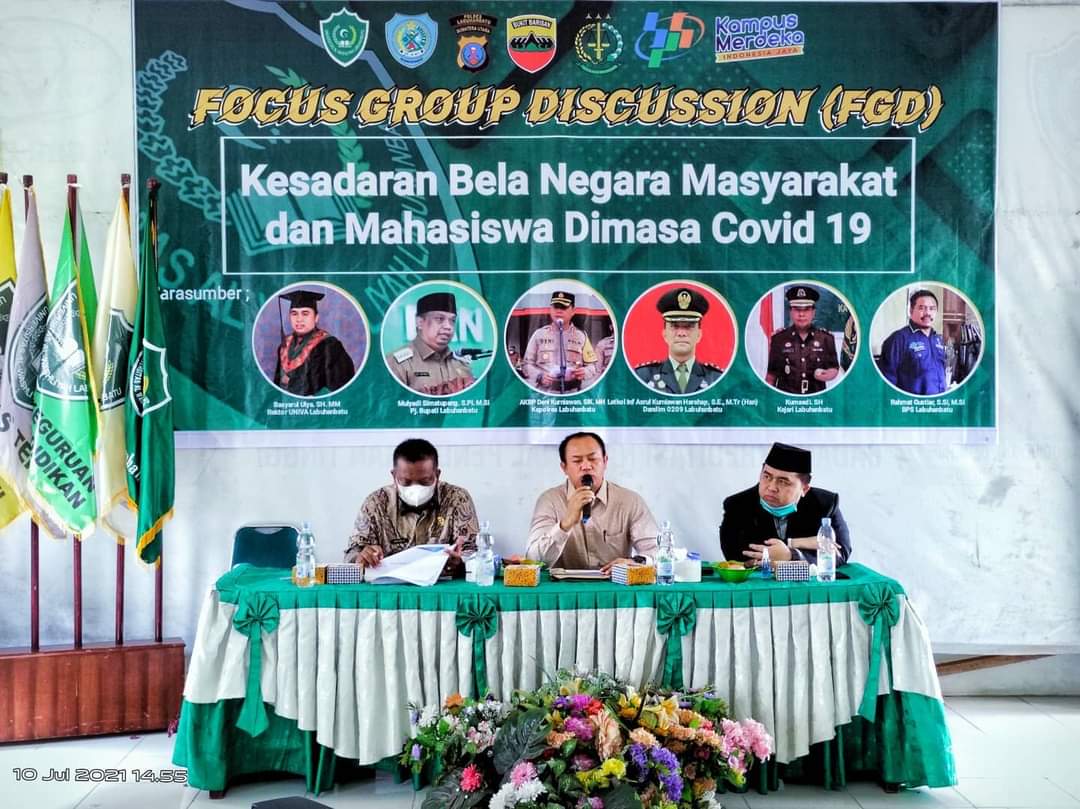 Polres Labuhanbatu ingatkan Mahasiswa tidak ada aksi Unras dan aktif dalam penerapan Prokes dan P4GN