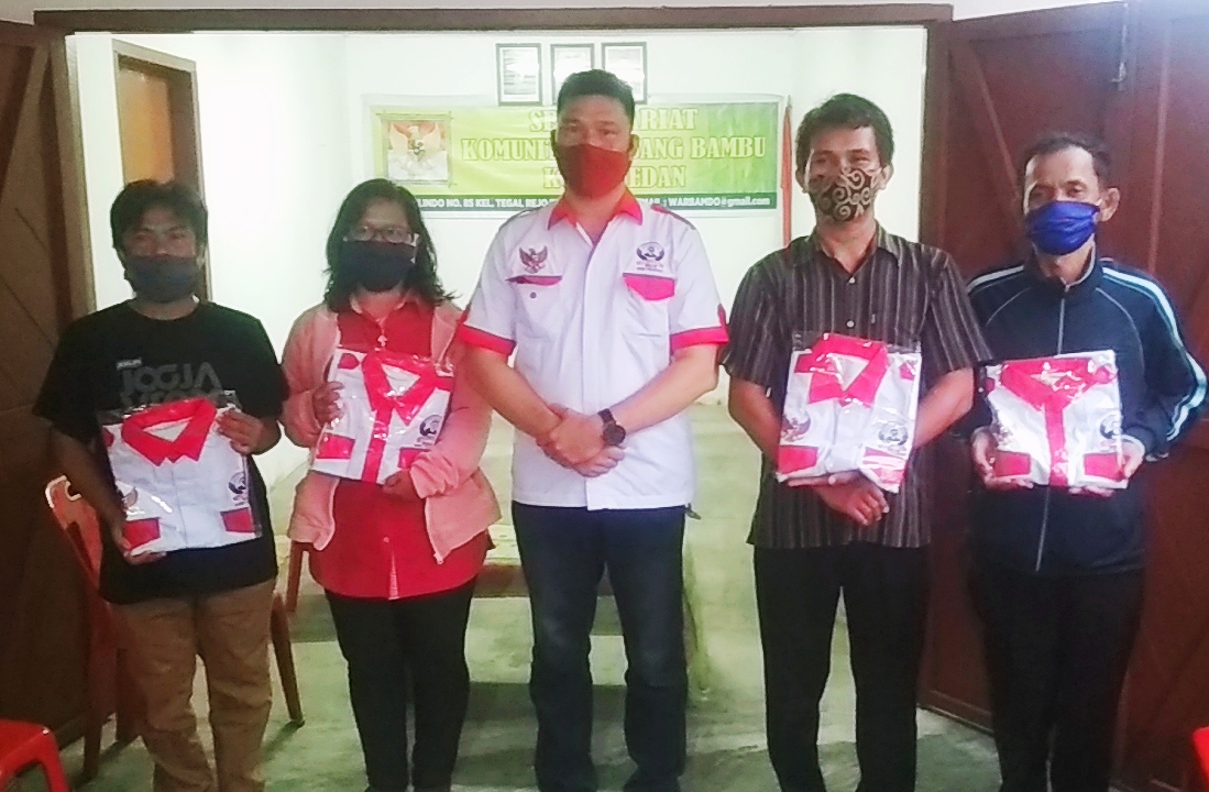 Ketua Umum RELIS Dofu Gaho berkonsolidasi dengan Korcam Medan Perjuangan & Komunitas Pejuang Bambu