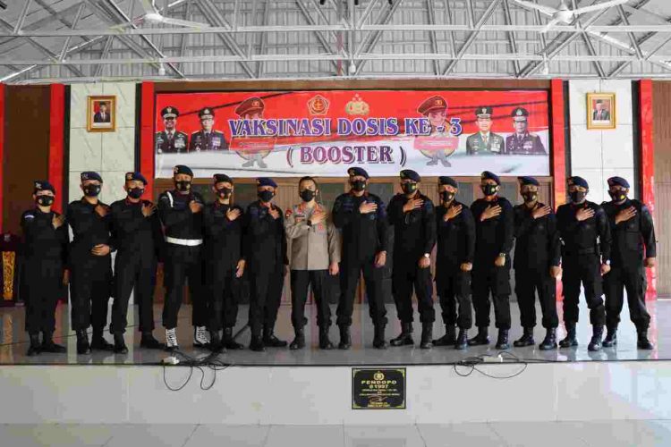 Kapolresta Deli Serdang Menerima Silaturahmi Danyon B Pelopor Tebing Tinggi