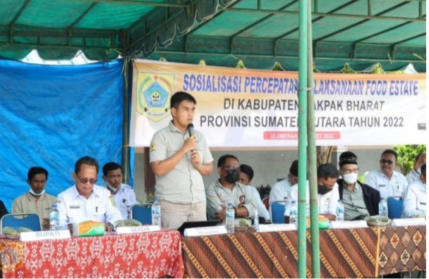 Dukungan Terhadap Pemkab Pakpak Bharat Terus Mengalir Wujudkan Percepatan Program Food Estate