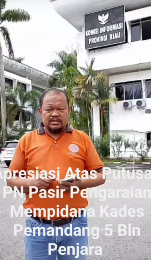 Kades Pemandang Dihukum 5 Bulan Penjara, LBH Rokan Darussalam: Ini Pentingnya Penegakan Informasi Publik terhadap Pejabat Negara