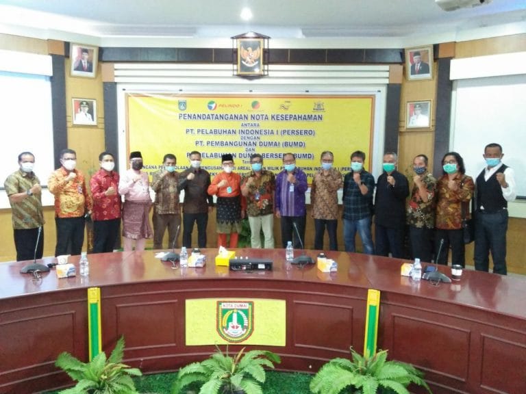 PT Pelindo I Cabang Dumai Jalin Kerjasama Dengan BUMD
