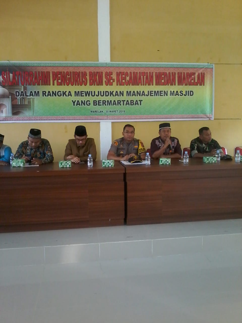 Kompol Rosyid Hartanto Hadiri acara Silaturahmi Pengurus BKM Medan Marelan