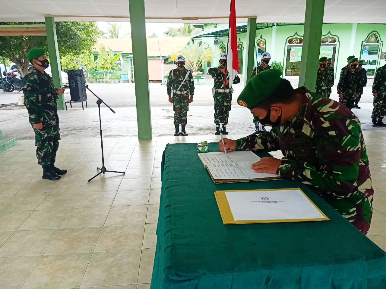 Lepas Anggota Pindah Satuan, Begini Pesan Dandim 0104/Atim