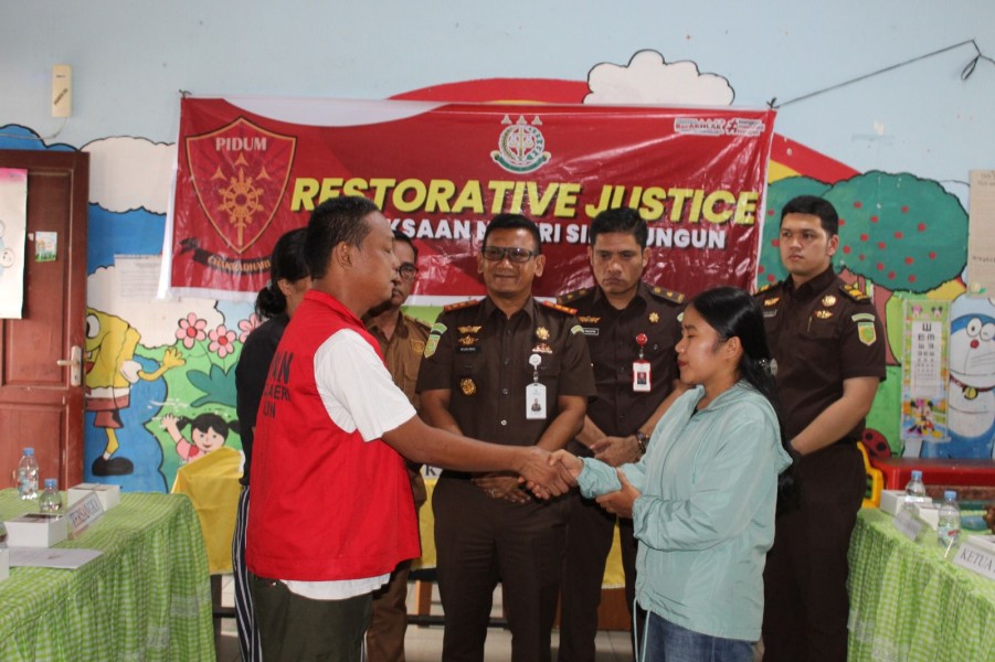 Tersangka Penadah Dibebaskan, Kajatisu : Esensi Keadilan Restoratif Justice, Merajut Kedamaian demi Keberlangsungan Hubungan Sosial yang Baik kepada Masyarakat