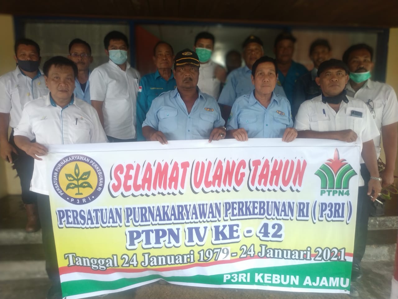 P3RI PTPN-IV Kebun Ajamu gelar syukuran HUT ke 42