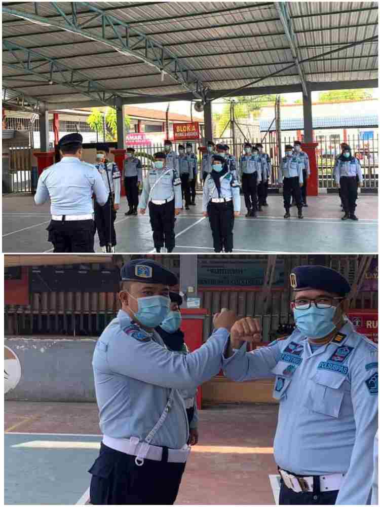 Rutan Kelas IIB Dumai Kukuhkan Petugas Satuan Operasional Kepatuhan Internal Pemasyarakatan