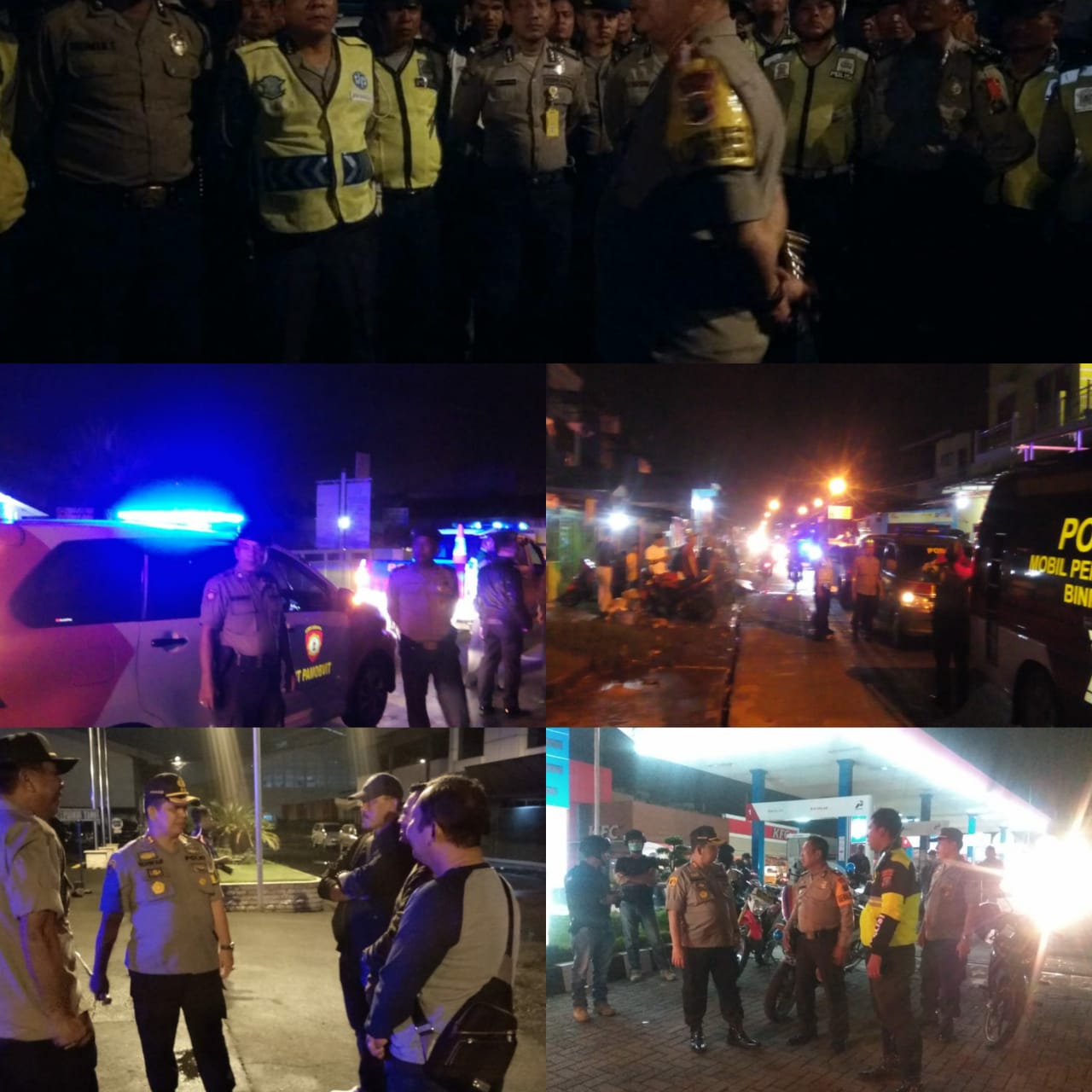Ciptakan Situasi Keamanan yang Kondusif, Polres Pelabuhan Belawan Giat Patroli Skala Besar