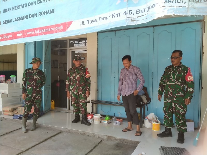 Koramil Ngrampal Turun ke Lapangan, Patroli dan Puanter Jadi Benteng Awal Cegah Gangguan Kamtibmas