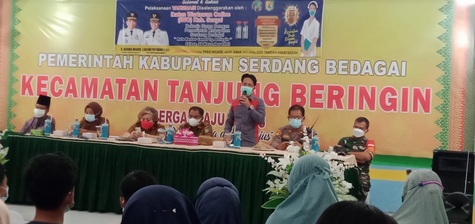 DPD IWO Sergai Sukses Gelar Vaksinasi Nasional, Ketua Zuhari: Kesehatan itu Mahal