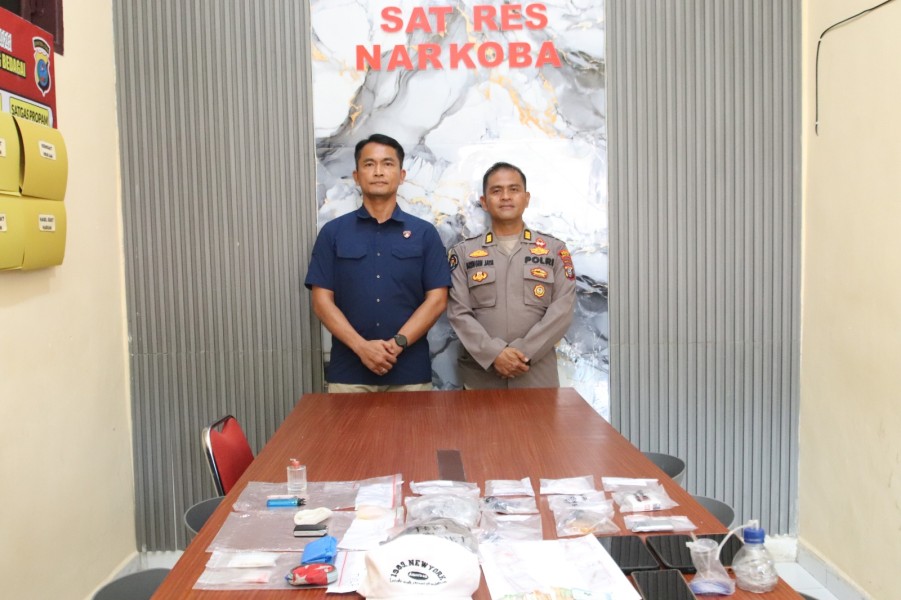 Satres Narkoba Polres Sergai Sikat 14 Kasus dalam Dua Pekan, 23 Pelaku Diamankan