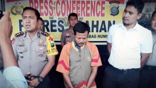 Cabuli Anak Dibawah Umur,  Ayah Tiri Bejat Mendekam di Sel Tahanan Polres Asahan