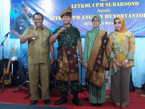 Lepas Sambut Dandenpom I/5 Medan, Letkol CPM Sudarsono kepada Letkol CPM Anggun Henrypriantoro