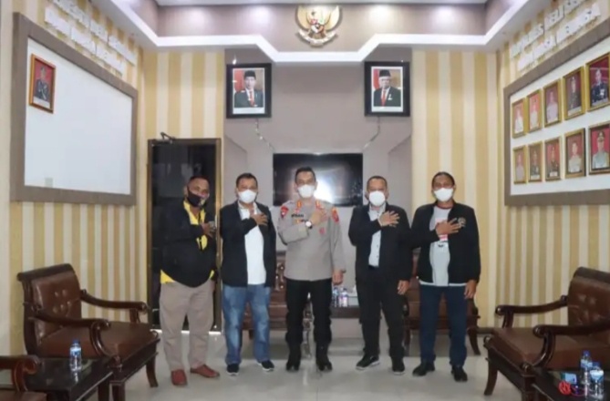 Kapolresta Deli Serdang Terima Audiensi  Persatuan Wartawan Indonesia Kab.Deli Serdang