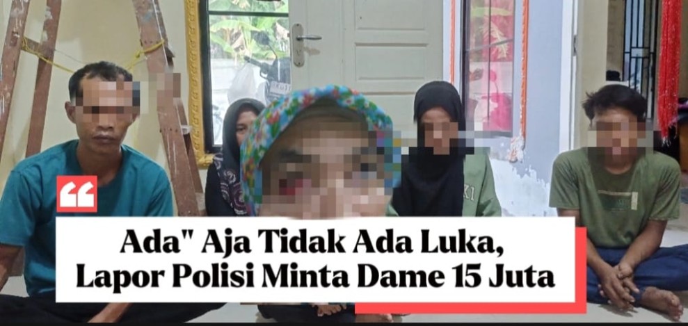 Perkara Baju Berujung Laporan Polisi, Keluarga Diminta Dana Damai Rp15 Juta Meski Tidak Ada Luka