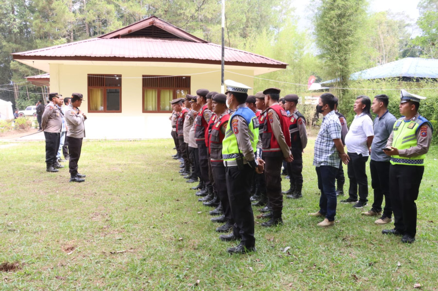 Polres Simalungun Turunkan 130 Personel Amankan KFC Danau Toba Rally 2023