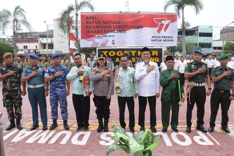 Polres Dumai Juara I Lomba Satkamling Tingkat Polda Riau Tahun 2023