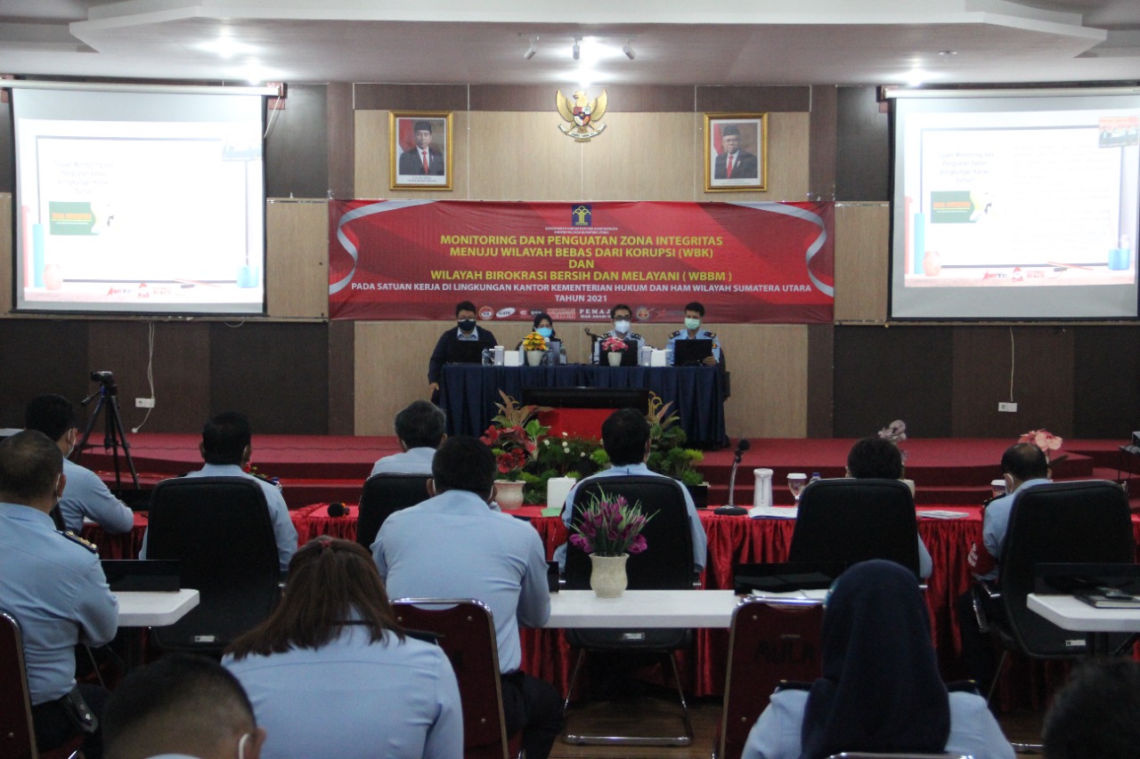 Entry Meeting Monitoring ZI Menuju WBK/WBBM Pada Satker di Lingkungan Kanwil Kemenkumham