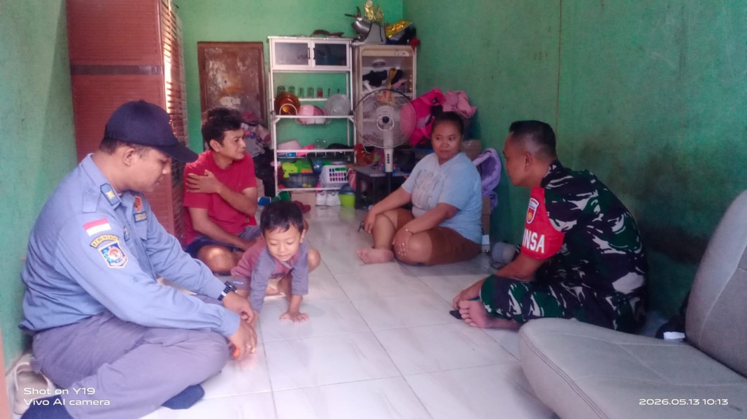 Jalin Silaturahmi Dengan Baik, Babinsa Serengan Komsos Dengan Warga Binaan