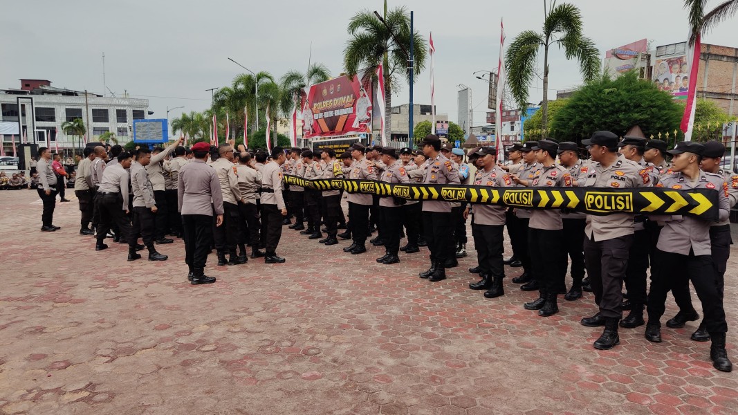Polres Dumai Gelar Pelatihan Dalmas: Tingkatkan Profesionalisme Personil Hadapi Unjuk Rasa