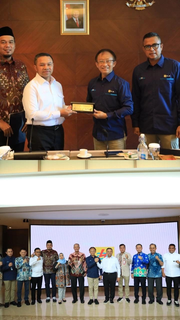 Kunjungan Gubernur RiauTim Bupati dan Walikota Se-Provinsi Riau di PLN Pusat, GM PLN UID RKR Paparkan Peran PLN Peningkatan Perekonomian Riau