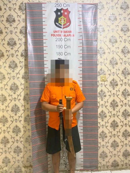 Preman Salapian Ditangkap Polisi Terkait Kasus Penganiayaan Di Desa Ujung Teren