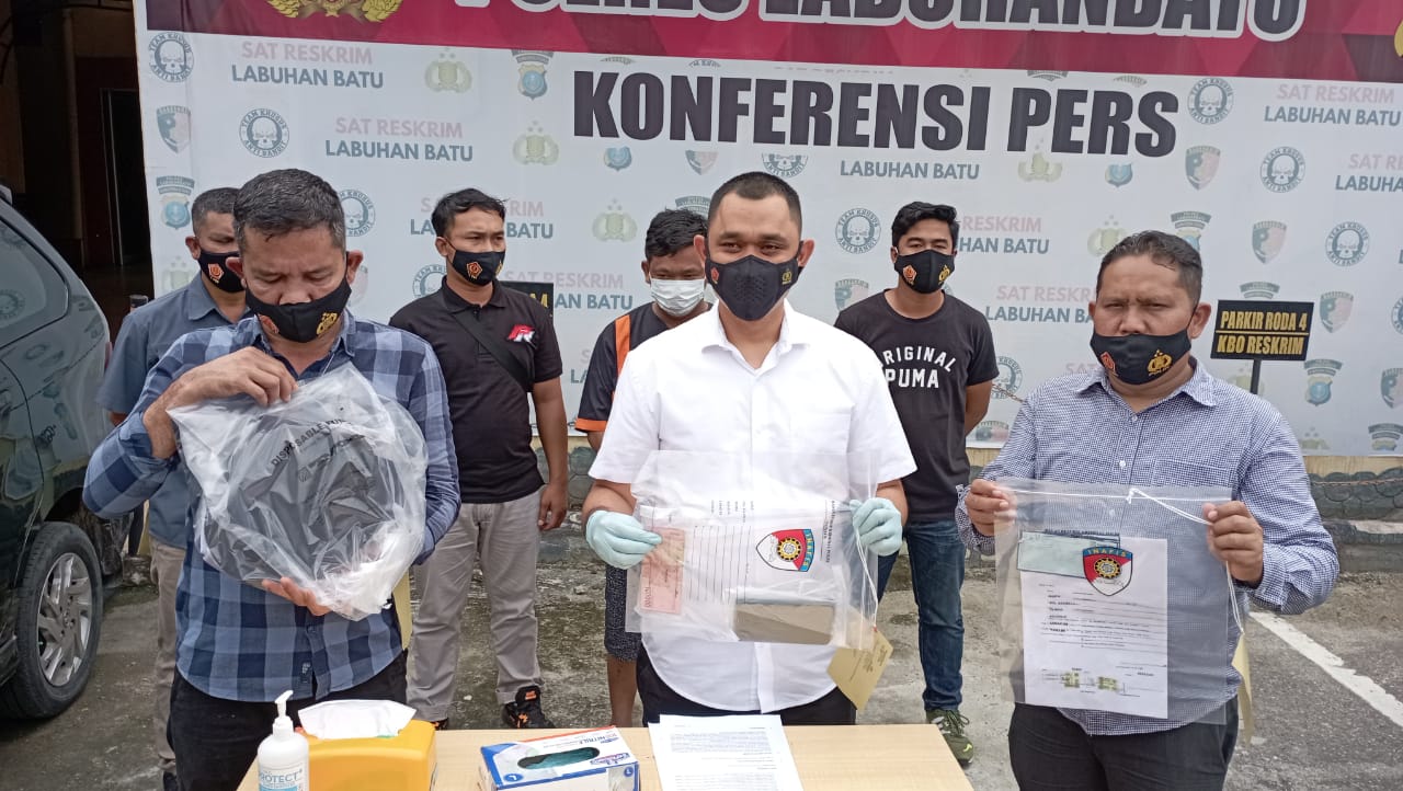 Polres Labuhanbatu amankan pelaku penipuan dengan menjanjikan kerja di PJKA