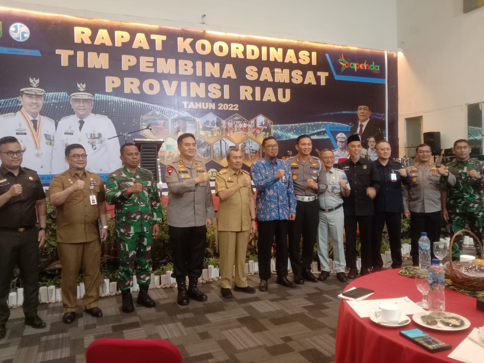 Walikota Paisal Hadiri Rakor Tim Pembina  Samsat Propinsi Riau
