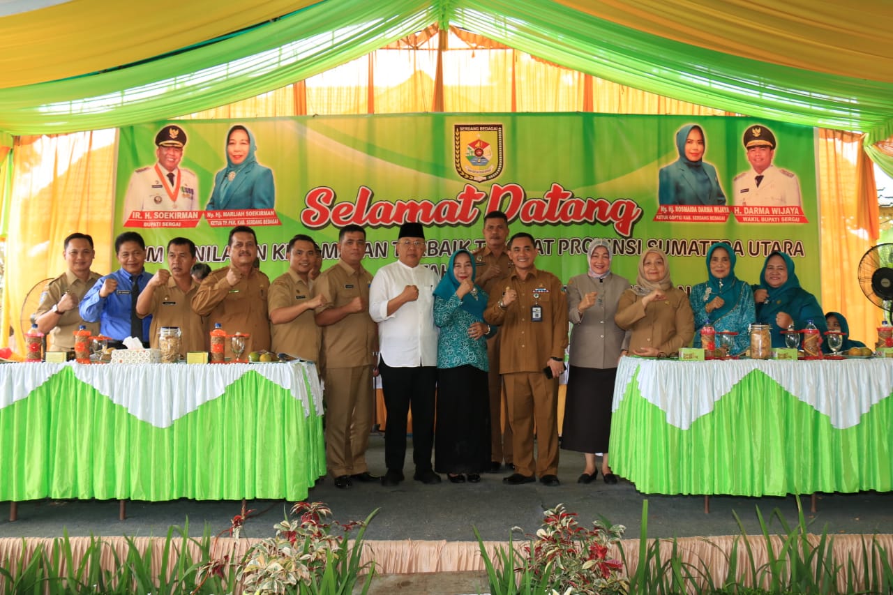 Bupati Sergai Sambut Tim Penilai Kecamatan Terbaik Tingkat Provinsi Sumut 