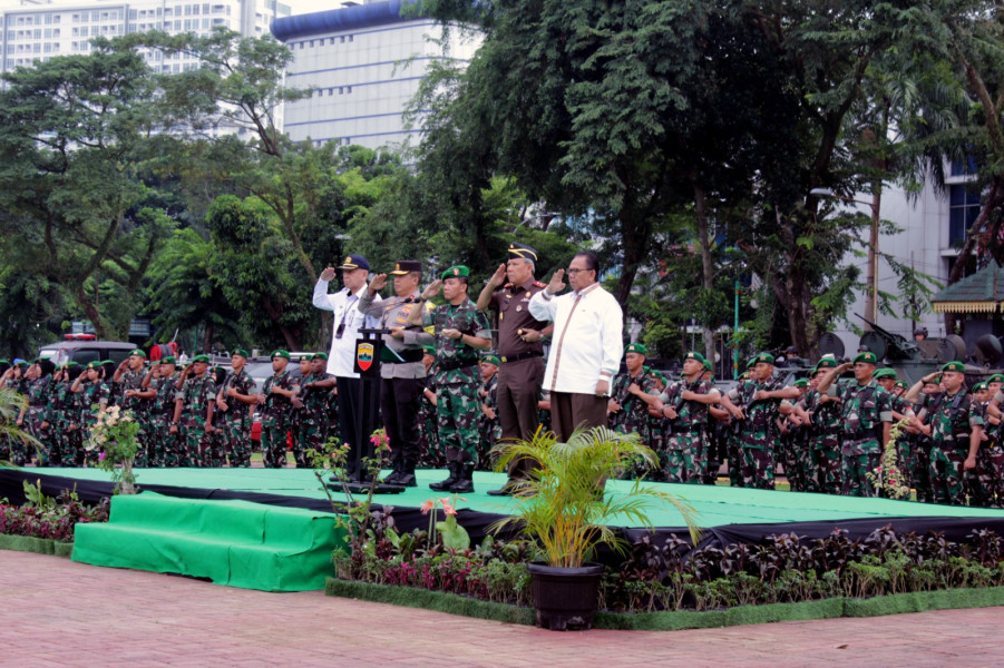 Ikuti Apel Kesiapan Pemilu, Kajati Sumut Maksimalkan Fungsi Posko Antisipasi Ancaman dan Gangguan
