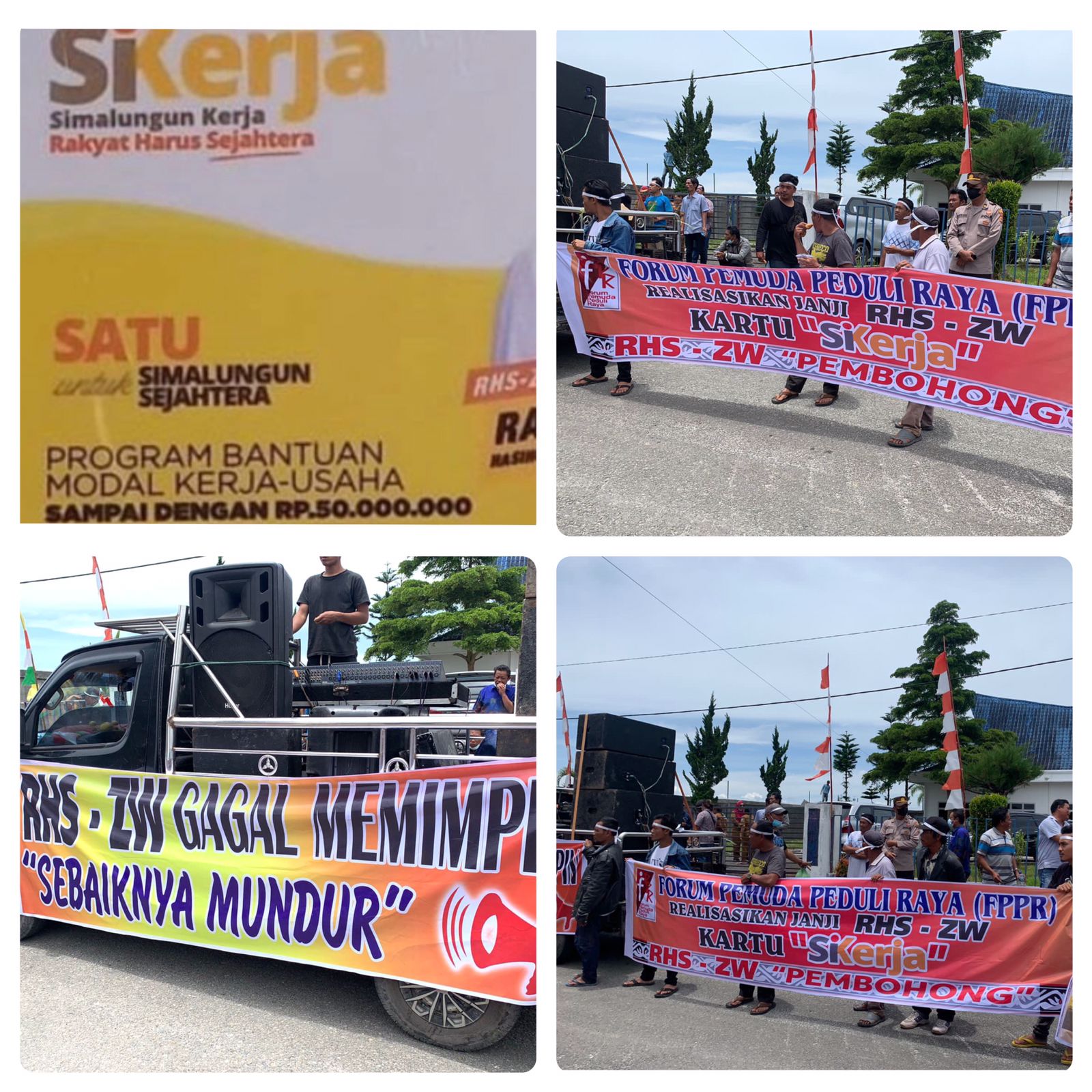 Terkait Kartu SiKerja, FPPR Sebut Bupati Simalungun Pembohong dan Diminta Mundur