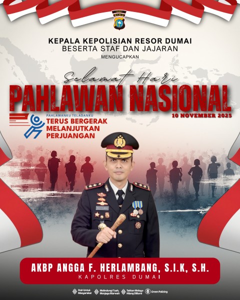 Kapolres Dumai Ajak Masyarakat Teladani Semangat Pahlawan di Hari Pahlawan 2025