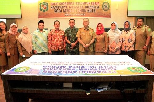 Wali Kota Medan Buka Rapat Koordinasi Kampanye Imunisasi Measles Rubella