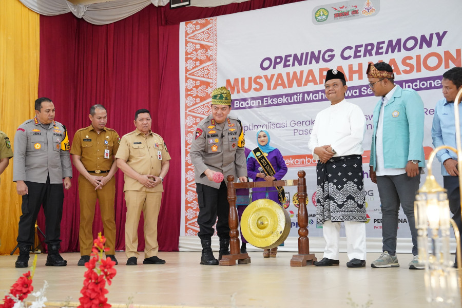 Kapolda Riau Irjen Pol M Iqbal Buka Musyawarah Nasional BEM Seluruh Indonesia Ke XVII